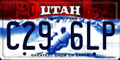 UT license plate C296LP