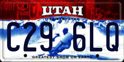 UT license plate C296LQ