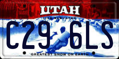 UT license plate C296LS