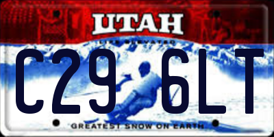 UT license plate C296LT