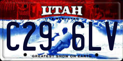 UT license plate C296LV