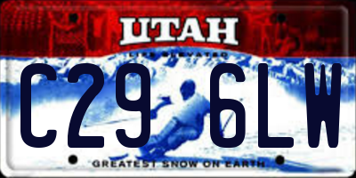 UT license plate C296LW