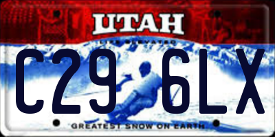 UT license plate C296LX