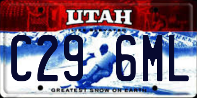 UT license plate C296ML