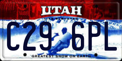 UT license plate C296PL