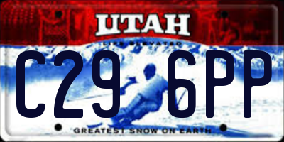 UT license plate C296PP