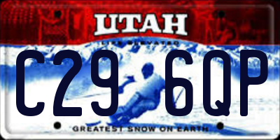 UT license plate C296QP
