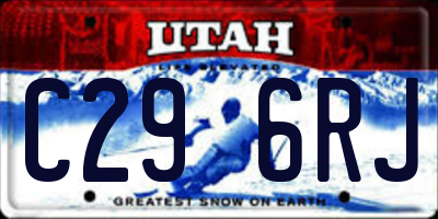 UT license plate C296RJ
