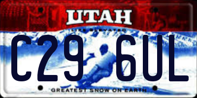 UT license plate C296UL