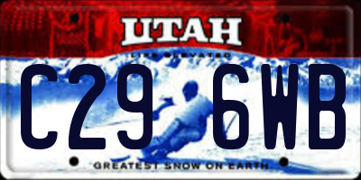 UT license plate C296WB