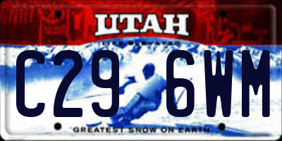 UT license plate C296WM