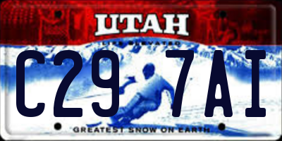 UT license plate C297AI