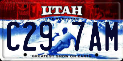 UT license plate C297AM