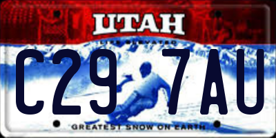 UT license plate C297AU