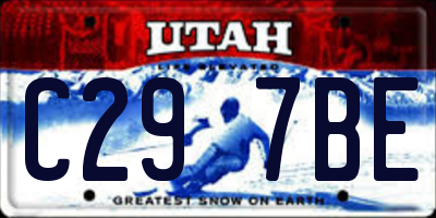 UT license plate C297BE