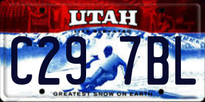 UT license plate C297BL