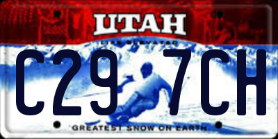UT license plate C297CH