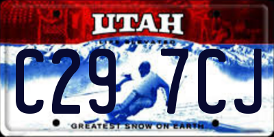 UT license plate C297CJ