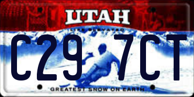 UT license plate C297CT