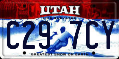 UT license plate C297CY