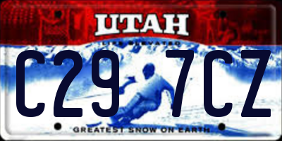 UT license plate C297CZ