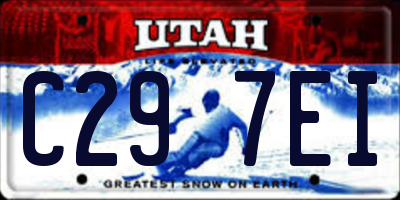 UT license plate C297EI