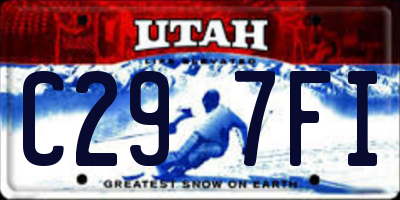 UT license plate C297FI