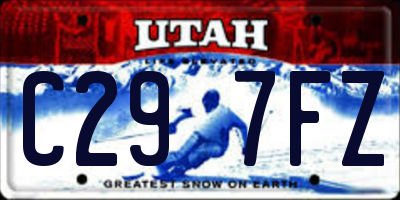 UT license plate C297FZ