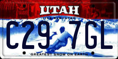 UT license plate C297GL