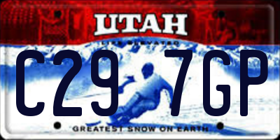 UT license plate C297GP