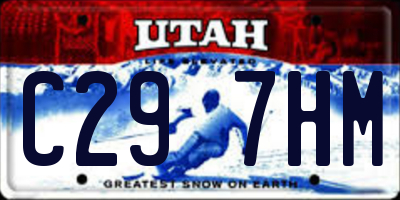 UT license plate C297HM