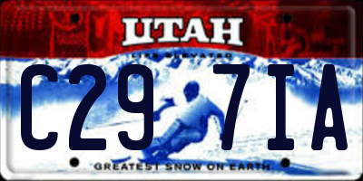 UT license plate C297IA