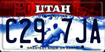 UT license plate C297JA