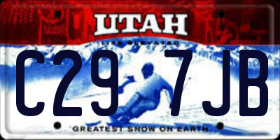 UT license plate C297JB