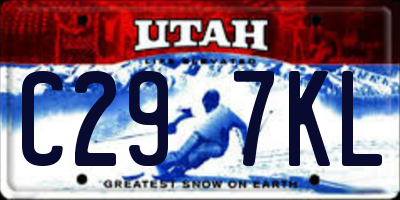 UT license plate C297KL