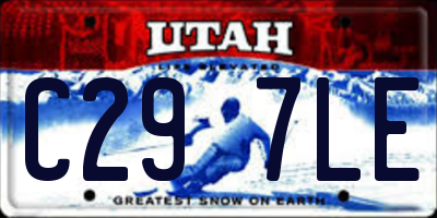 UT license plate C297LE
