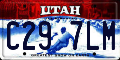 UT license plate C297LM