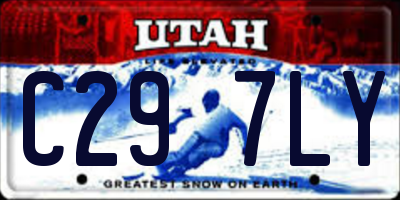 UT license plate C297LY