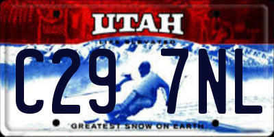 UT license plate C297NL