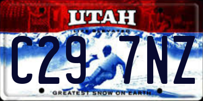 UT license plate C297NZ