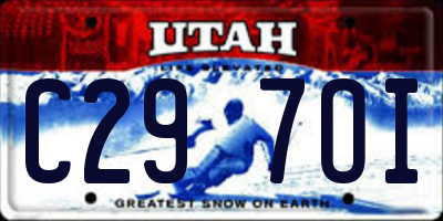 UT license plate C297OI
