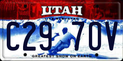 UT license plate C297OV