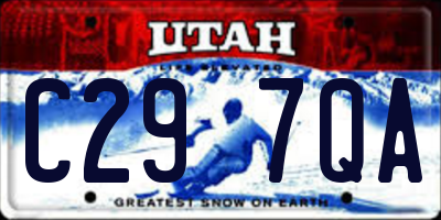 UT license plate C297QA