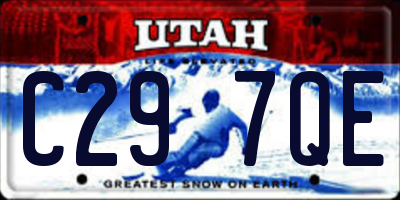 UT license plate C297QE