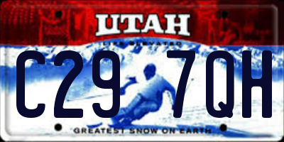 UT license plate C297QH