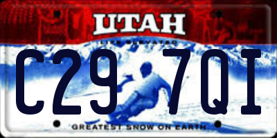 UT license plate C297QI