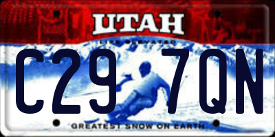 UT license plate C297QN