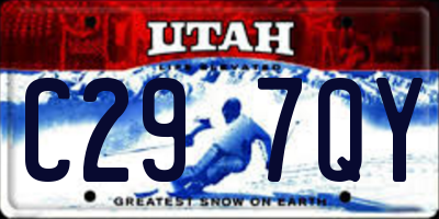 UT license plate C297QY