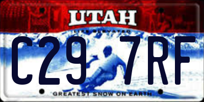 UT license plate C297RF