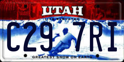 UT license plate C297RI